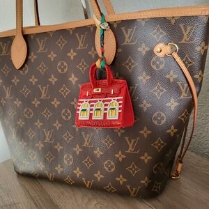 ✨️ - Mini purse with Faubourg windows bag charm or with Kelly face